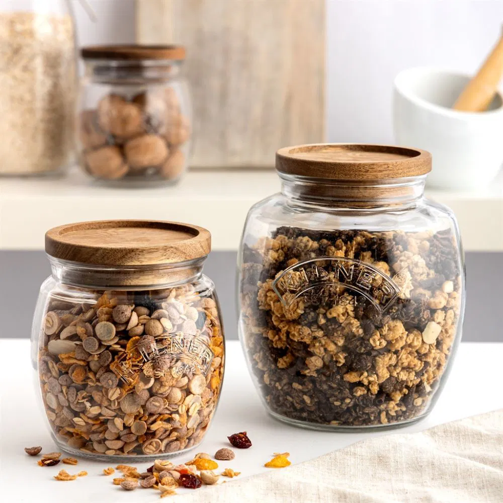 KILNER Jar with Wooden Lid 28.7 OZ - Image 3