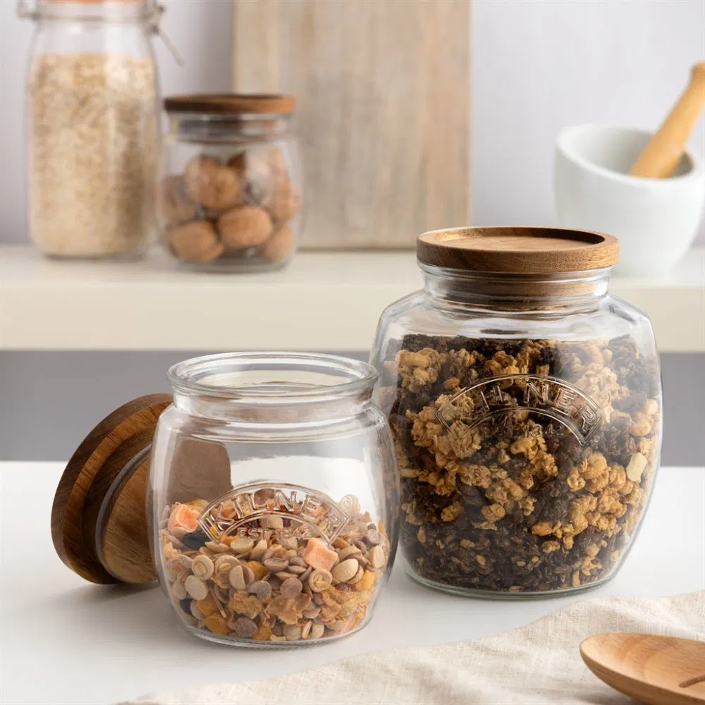 KILNER Jar with Wooden Lid 28.7 OZ - Image 4