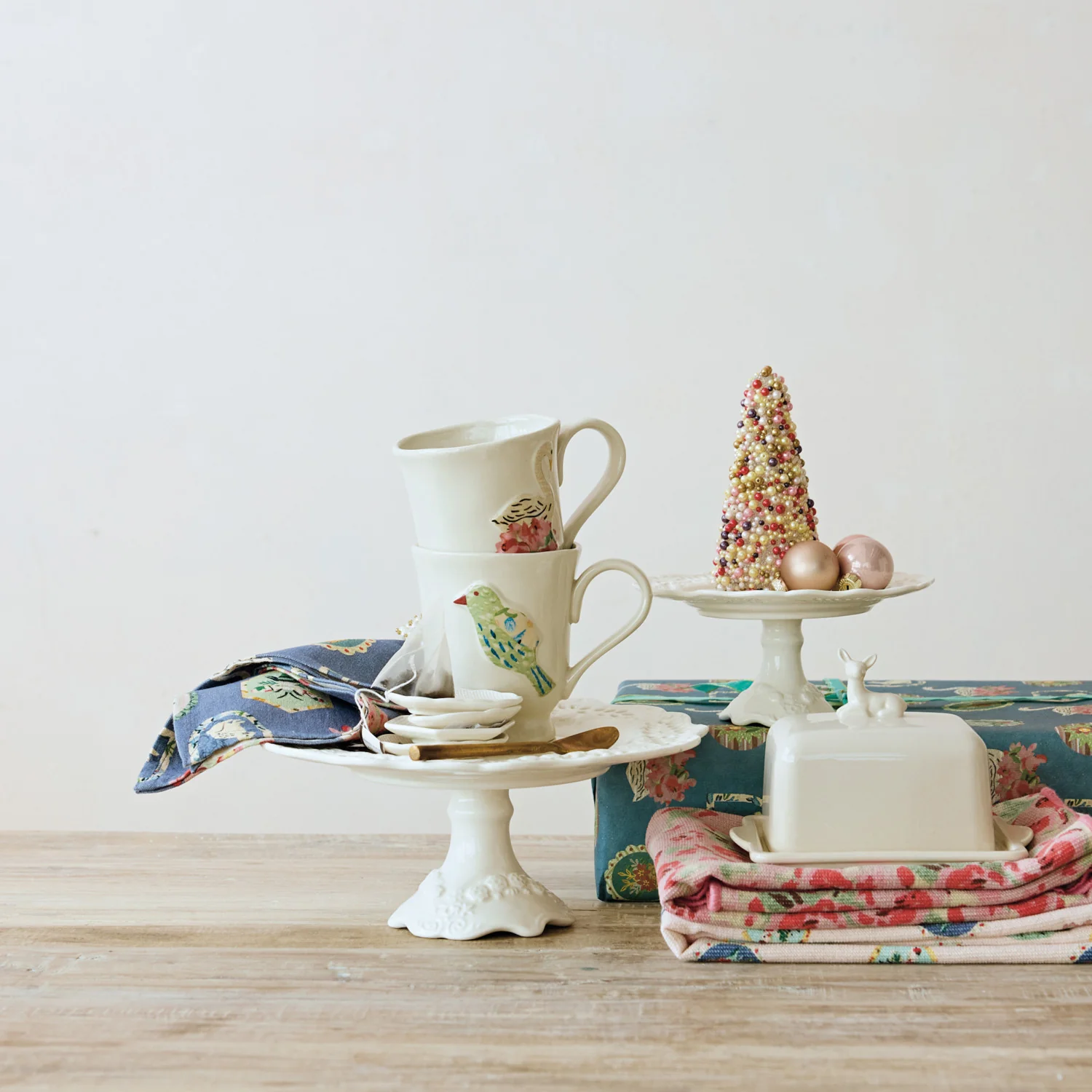 Deer Stoneware Butter Dish - Image 3
